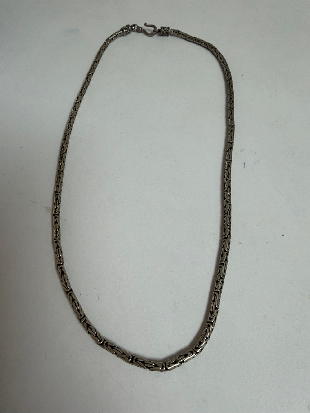 925 Silver- Byzantine Chain Necklace